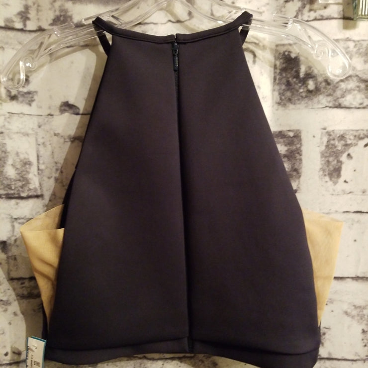 NAVY 2 PC. LONG GOWN SET