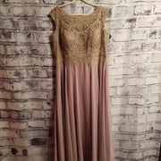 BLUSH LONG EVENING GOWN
