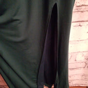 GREEN LONG EVENING GOWN