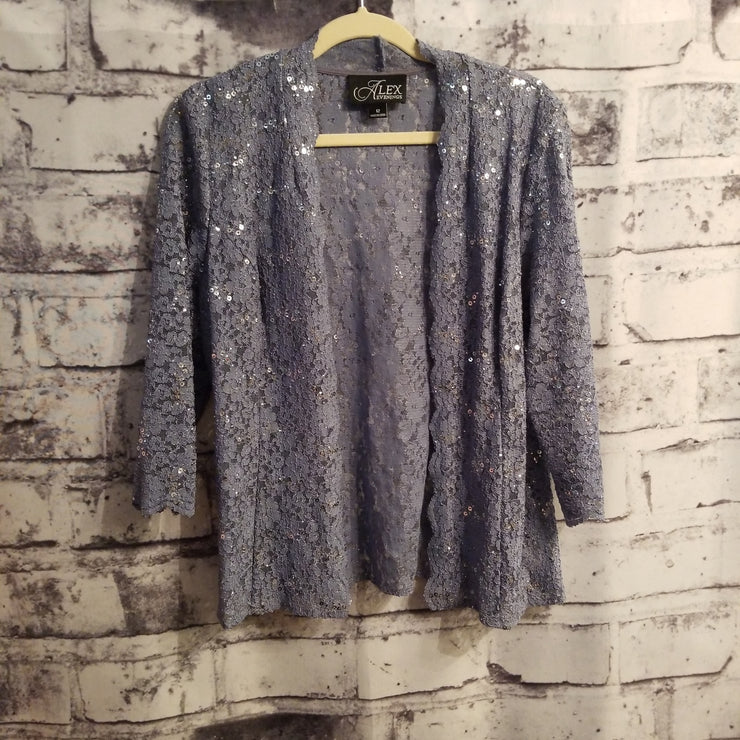 GRAY/BLUE 2 PC.SHORT DRESS SET