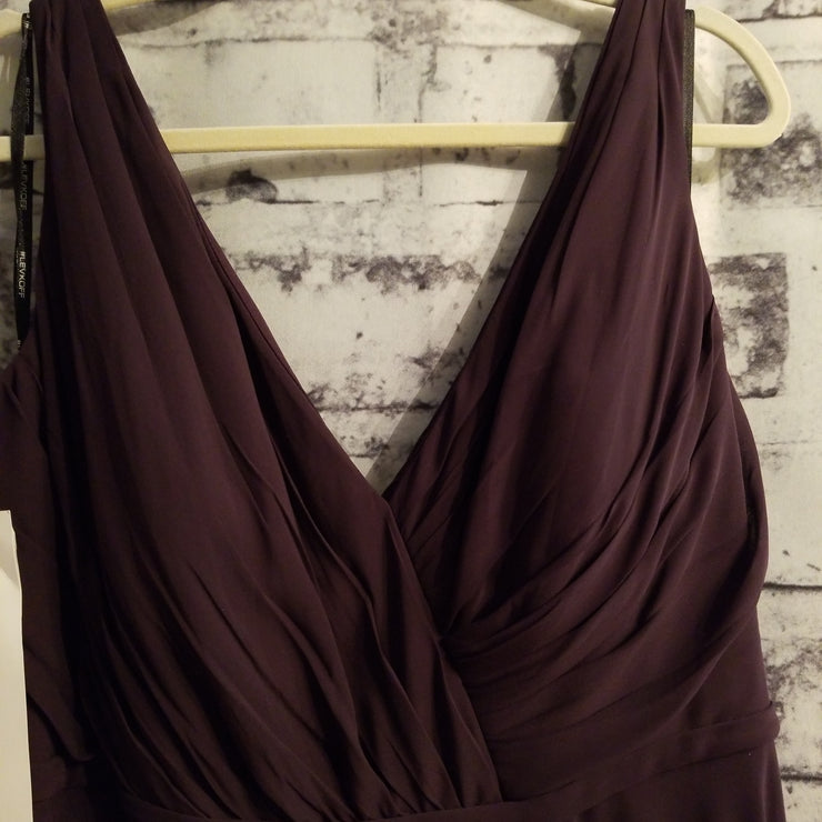 PURPLE LONG EVENING GOWN (NEW)