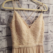 TAN LONG EVENING GOWN