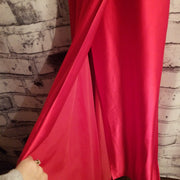 RED A LINE GOWN