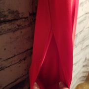 RED A LINE GOWN