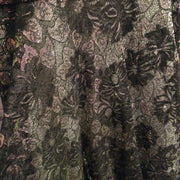 BLACK FLORAL A LINE GOWN (NEW)