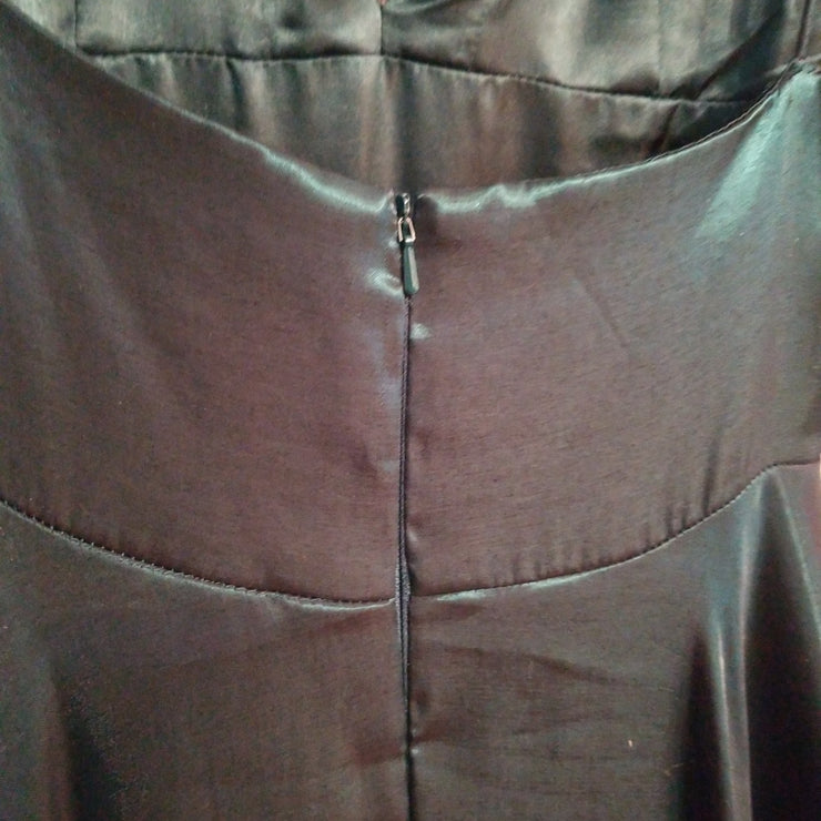 GREEN A LINE GOWN (NEW)