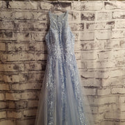 BLUE MERMAID GOWN (NEW)