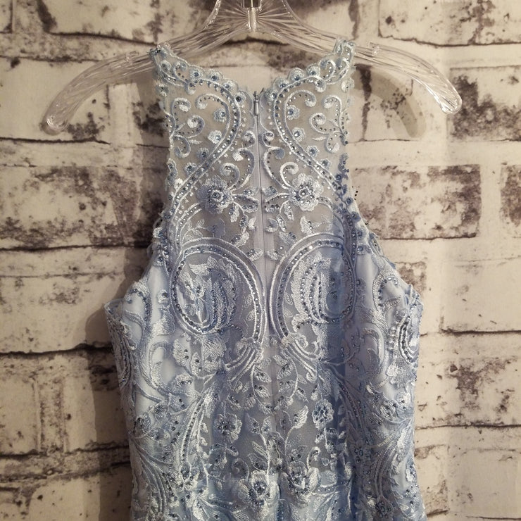 BLUE MERMAID GOWN (NEW)