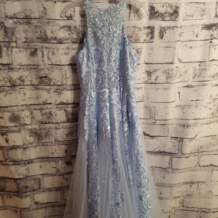 BLUE MERMAID GOWN (NEW)