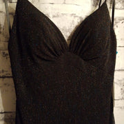 BLACK SPARKLY LONG DRESS (NEW)