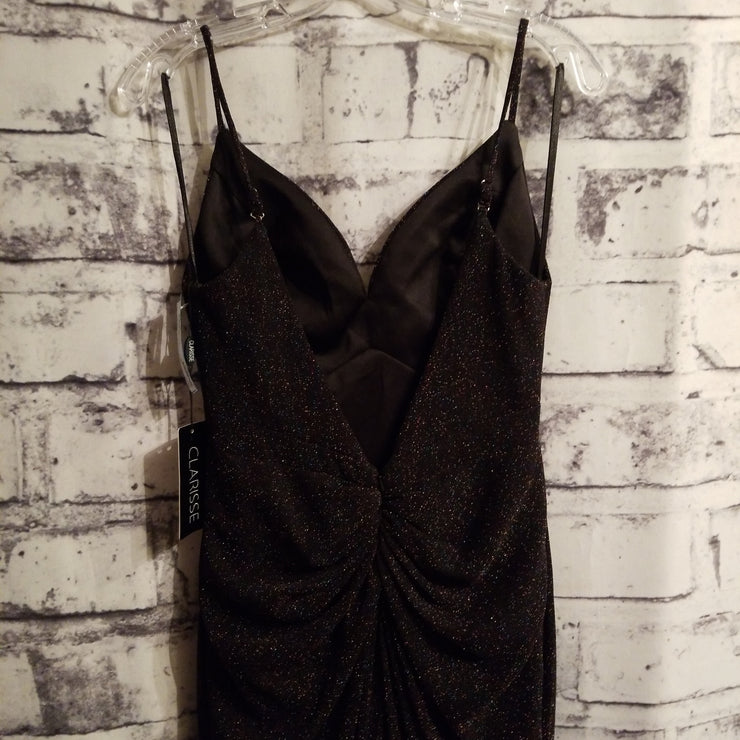 BLACK SPARKLY LONG DRESS (NEW)