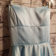 BLUE A LINE GOWN (NEW)