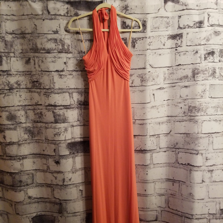 CORAL LONG EVENING GOWN