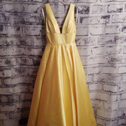 YELLOW A LINE GOWN