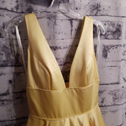 YELLOW A LINE GOWN