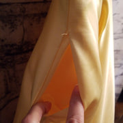 YELLOW A LINE GOWN