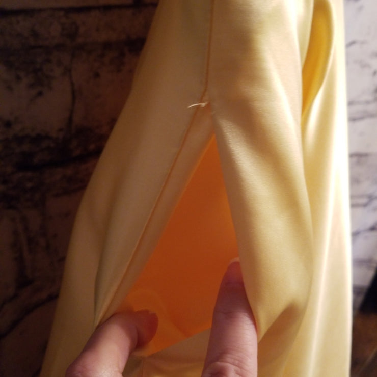 YELLOW A LINE GOWN