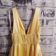 YELLOW A LINE GOWN