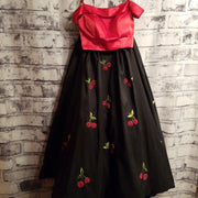 RED/BLACK 2 PC. PRINCESS SET