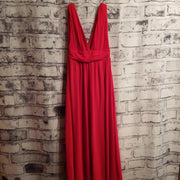 RED LONG EVENING GOWN