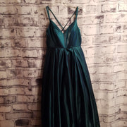 GREEN A LINE GOWN (NEW)
