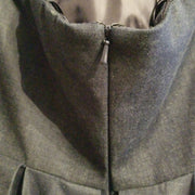 NAVY/WHITE A LINE GOWN (NEW)