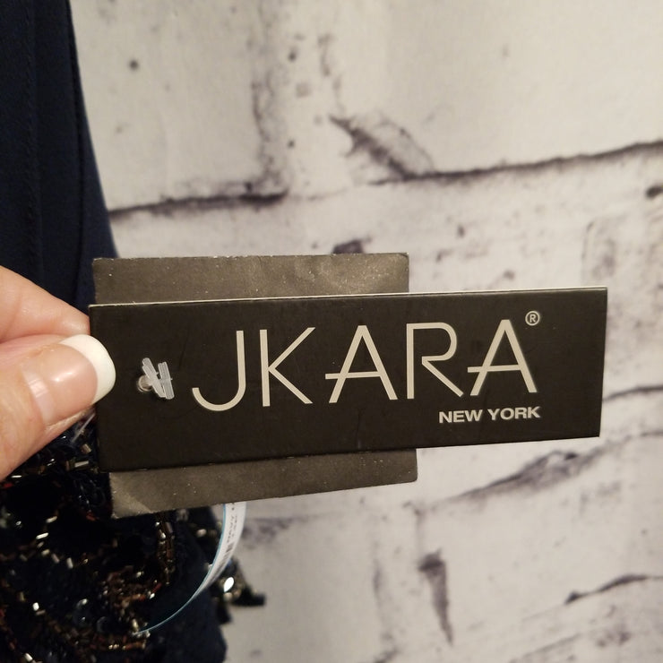 NAVY LONG EVENING GOWN (NEW)