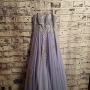PERIWINKLE A LINE GOWN