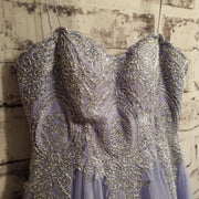 PERIWINKLE A LINE GOWN