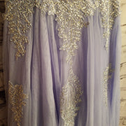 PERIWINKLE A LINE GOWN