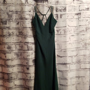 GREEN LONG EVENING GOWN (NEW)
