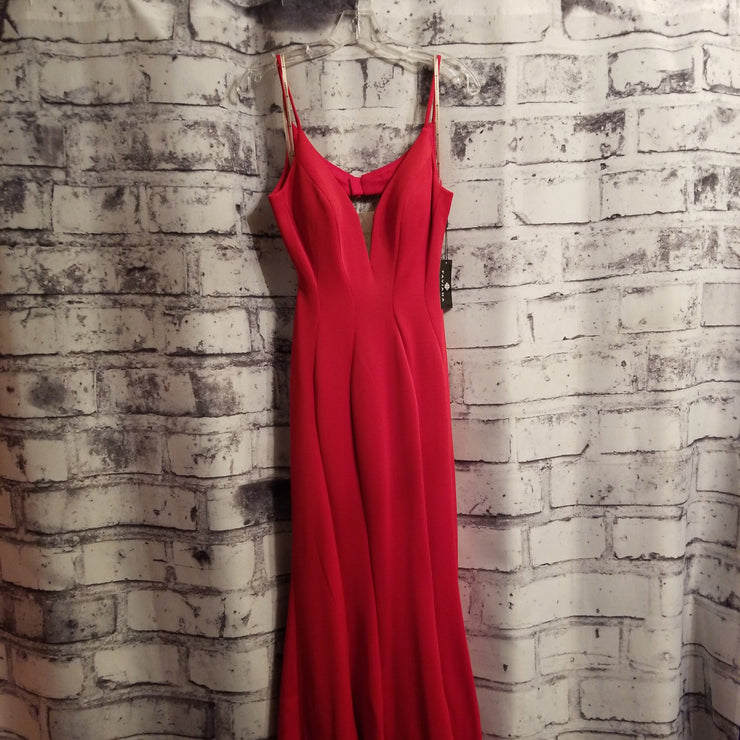 RED LONG EVENING GOWN (NEW)