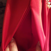 RED A LINE GOWN - (NEW)