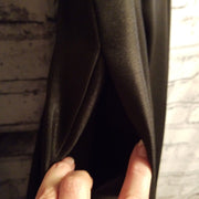 BLACK/TAN A LINE GOWN