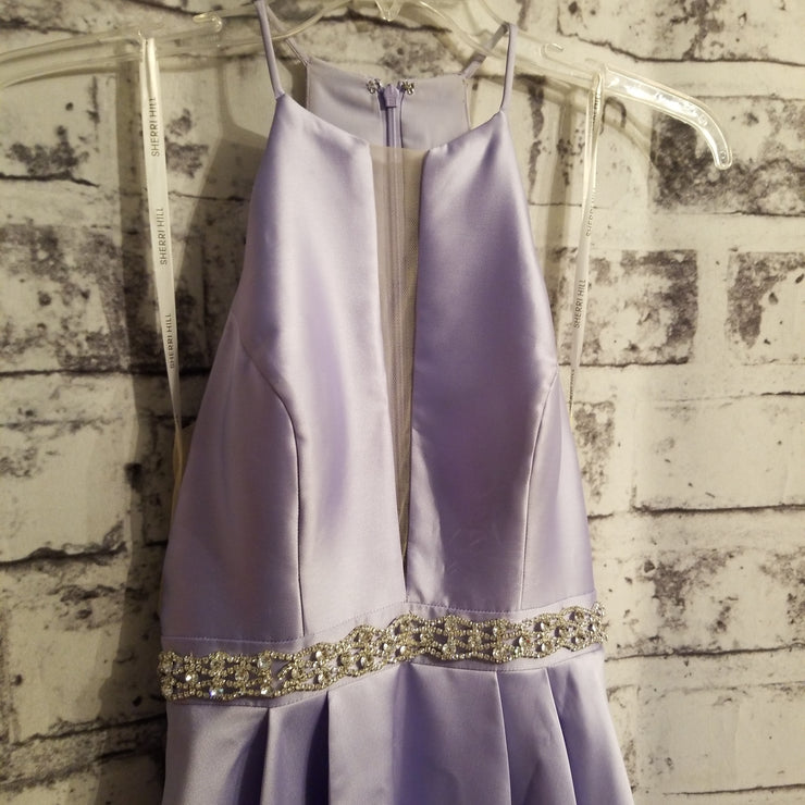 LAVENDER A LINE GOWN