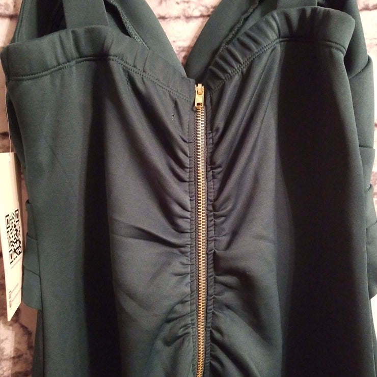 GREEN LONG EVENING GOWN (NEW)