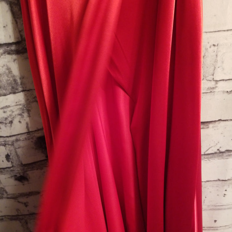 RED 2 PC. A LINE GOWN SET-NEW