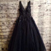 NAVY PRINCESS GOWN (NEW)