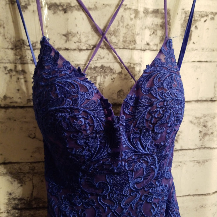 ROYAL BLUE MERMAID GOWN