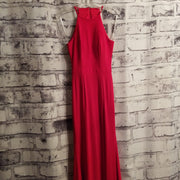 RED LONG EVENING GOWN