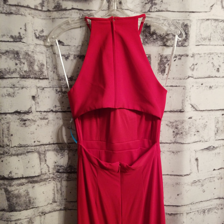 RED LONG EVENING GOWN