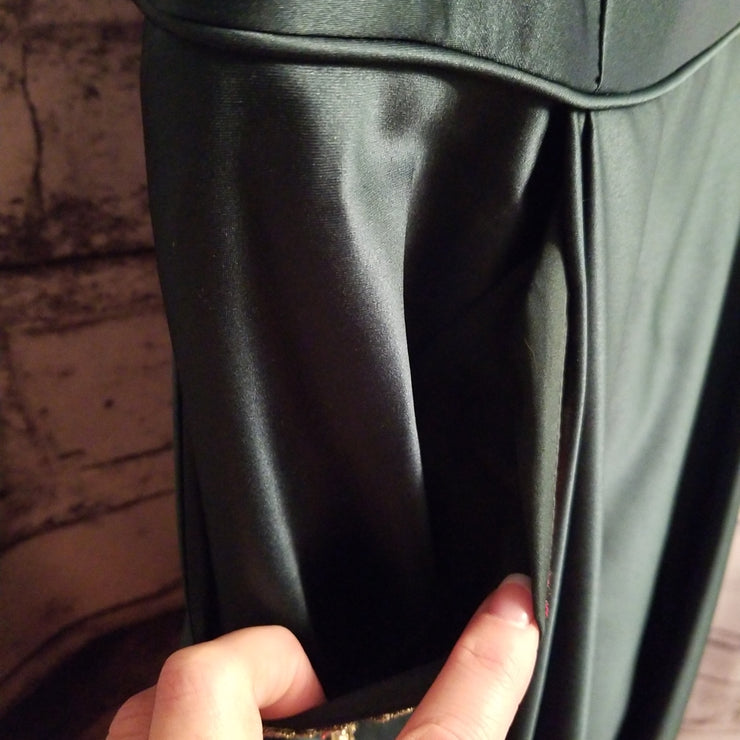 GREEN A LINE GOWN (NEW)