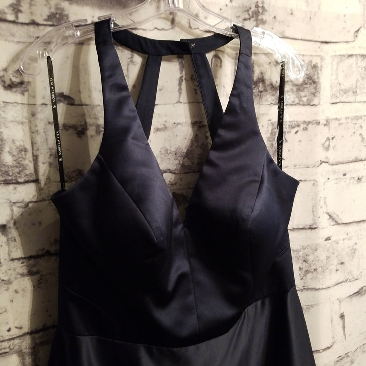 NAVY A LINE GOWN (NEW)