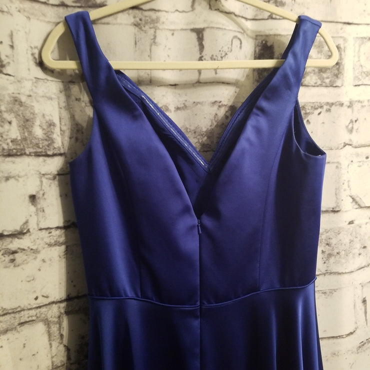 ROYAL BLUE A LINE GOWN (NEW)