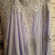 PERIWINKLE A LINE GOWN