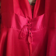 RED A LINE GOWN
