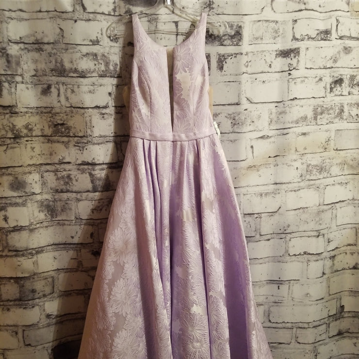 LAVENDER A LINE GOWN