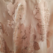 PINK/FLORAL A LINE GOWN