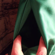 GREEN A LINE GOWN