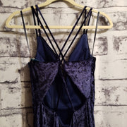 NAVY MERMAID/LONG EVENING GOWN